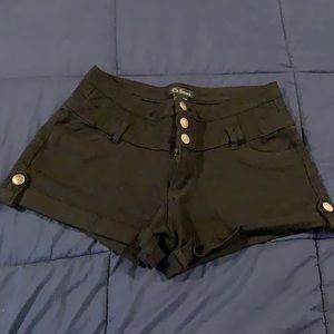 Women’s Black High Waisted shorties